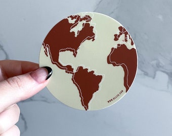 La vuelta al mundo Pegatina