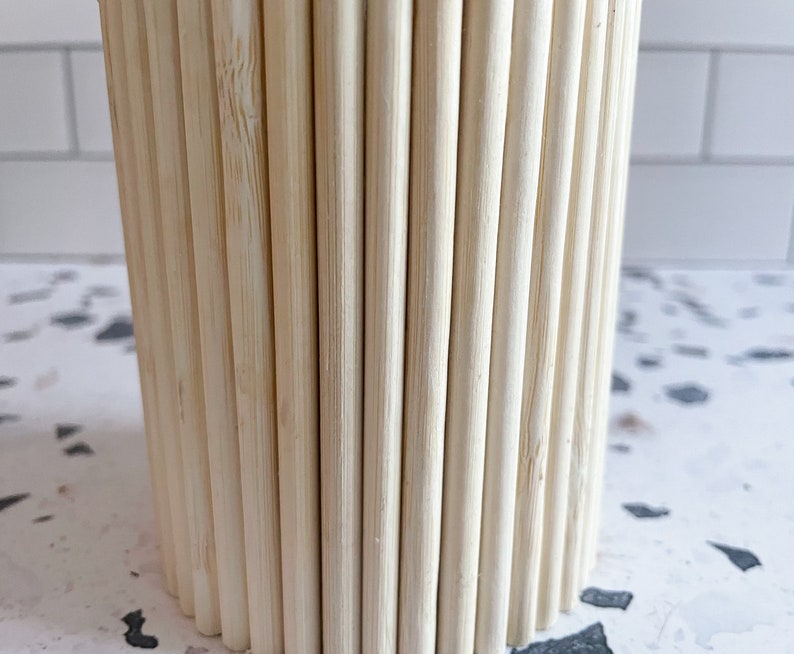 Bamboo Pencil Holder Black or Natural Etsy