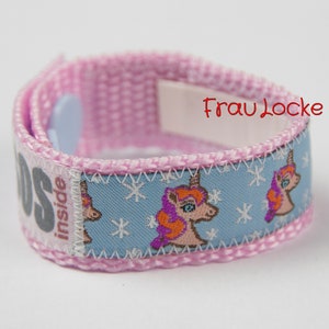 SOS-Armband / Notfallarmband für Kinder, Einhorn