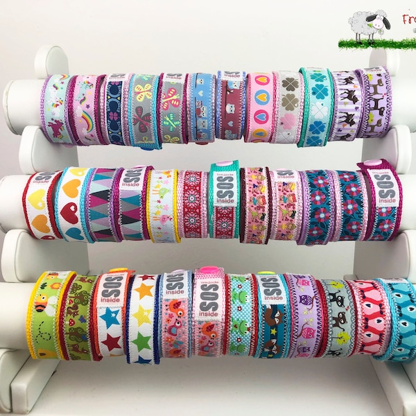 SOS-Armband / Notfallarmband, verschiedene Designs, für Mädchen
