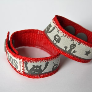 SOS bracelet / emergency bracelet for children with monster