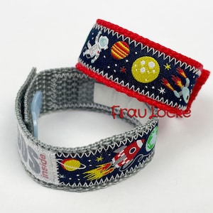 SOS bracelet / emergency bracelet for children, space