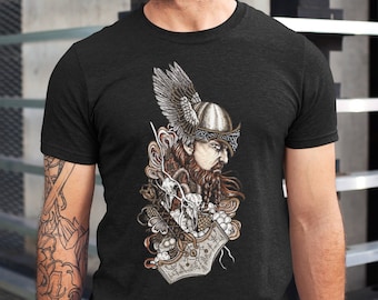 Camiseta de Thor: prenda de vestir del dios pagano nórdico del trueno.