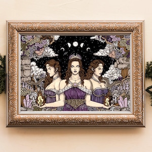 Hecate | Hekate art print | Greek Christmas mythology