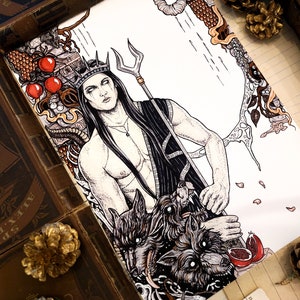 Hades art print | Greek mythology