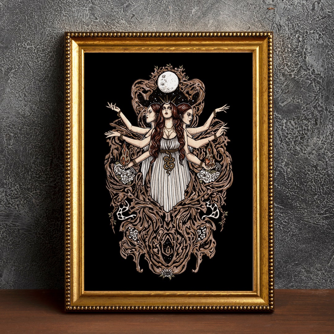 Hecate | Hand Signed Art Print | Gift for Witches - Etsy