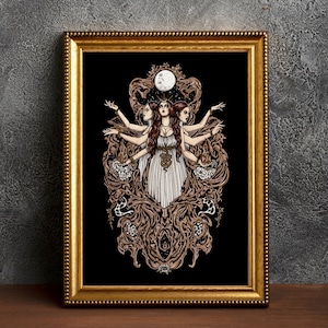 Herz | Handsignierter Kunstdruck | Geschenk für Hexen