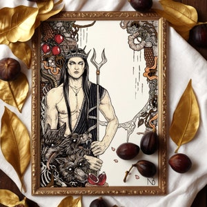Hades art print | Greek mythology