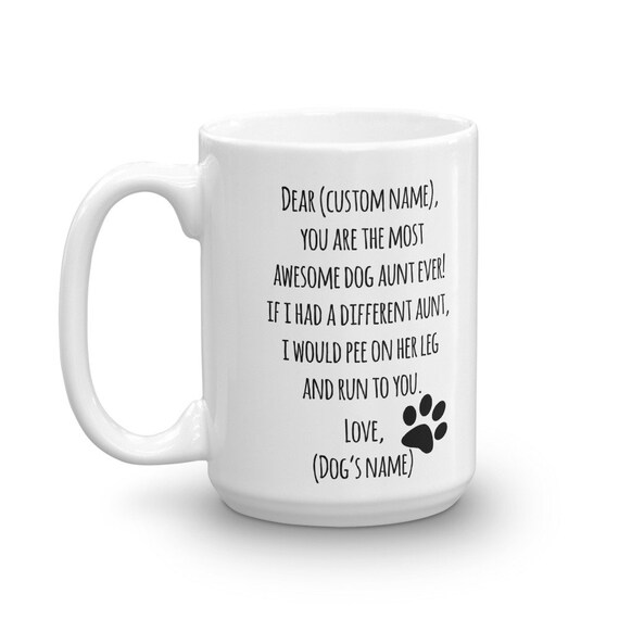 dog aunt mug