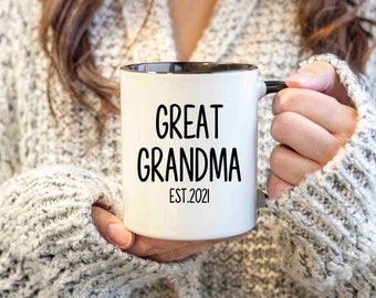 Great Grandma Mug, Great Grandma to be Mug, Great Grandma Mothers Day Gift, Personalized Great Grandma Gift