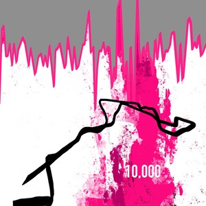 London Vitality 10k running artwork