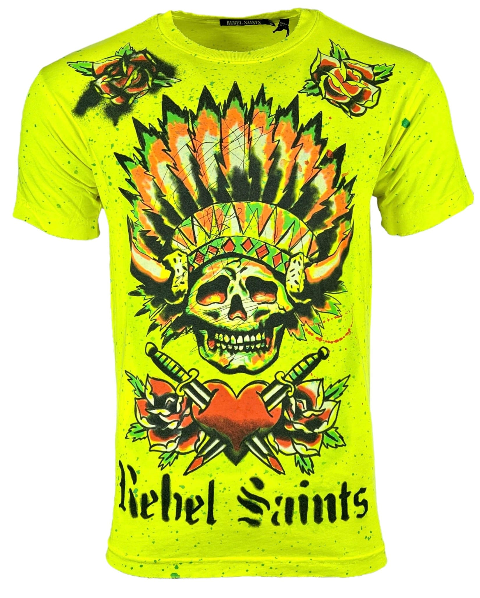 Discover Rebel Saints By Affliction Men's T-shirt MARCHING Premium Quality
