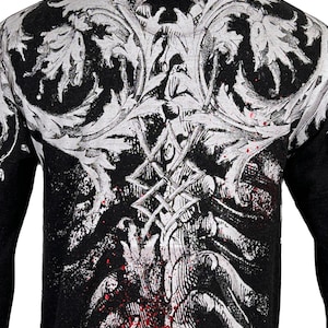 Affliction The Natural Xtreme Couture Camicia Termica Manica Lunga Uomo