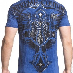 Xtreme Couture By Affliction Men's T-Shirt - Lockdown Y2K Graphic Tee, Premium Cotton - View #12