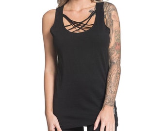 AMERICAN FIGHTER Women's TANK Savannah Sd Tee Biker