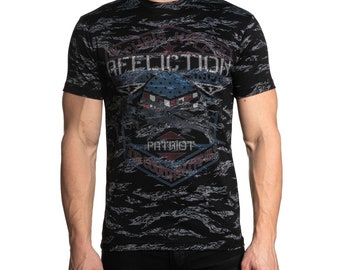 AFFLICTION Men's T-Shirt S/S Chris Kyle  BASILONE Tee