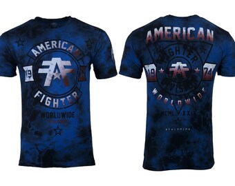 American Fighter Mens LS T-Shirt Heritage Athletic Grey Biker Gym MMA UFC American Fighter Mens LS T-Shirt Heritage Athletic Grey Biker Gym MMA UFC