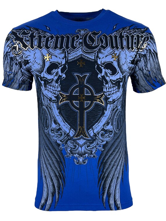 Xtreme Couture by Men's T-shirt PULVERIZE - Etsy
