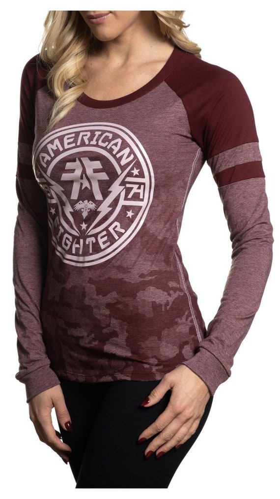 women's american fighter long sleeve shirts