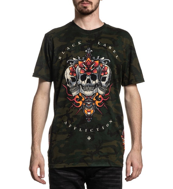 AFFLICTION WRECKING Men's S/S T-shirt 