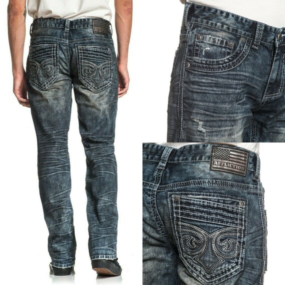AFFLICTION Ace Fleur RANGER Men's Denim 