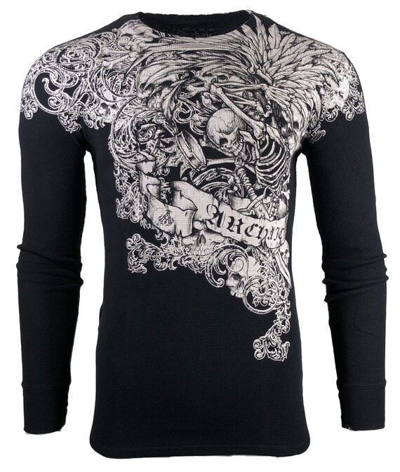 ARCHAIC Mens Long Sleeve Messy Life 