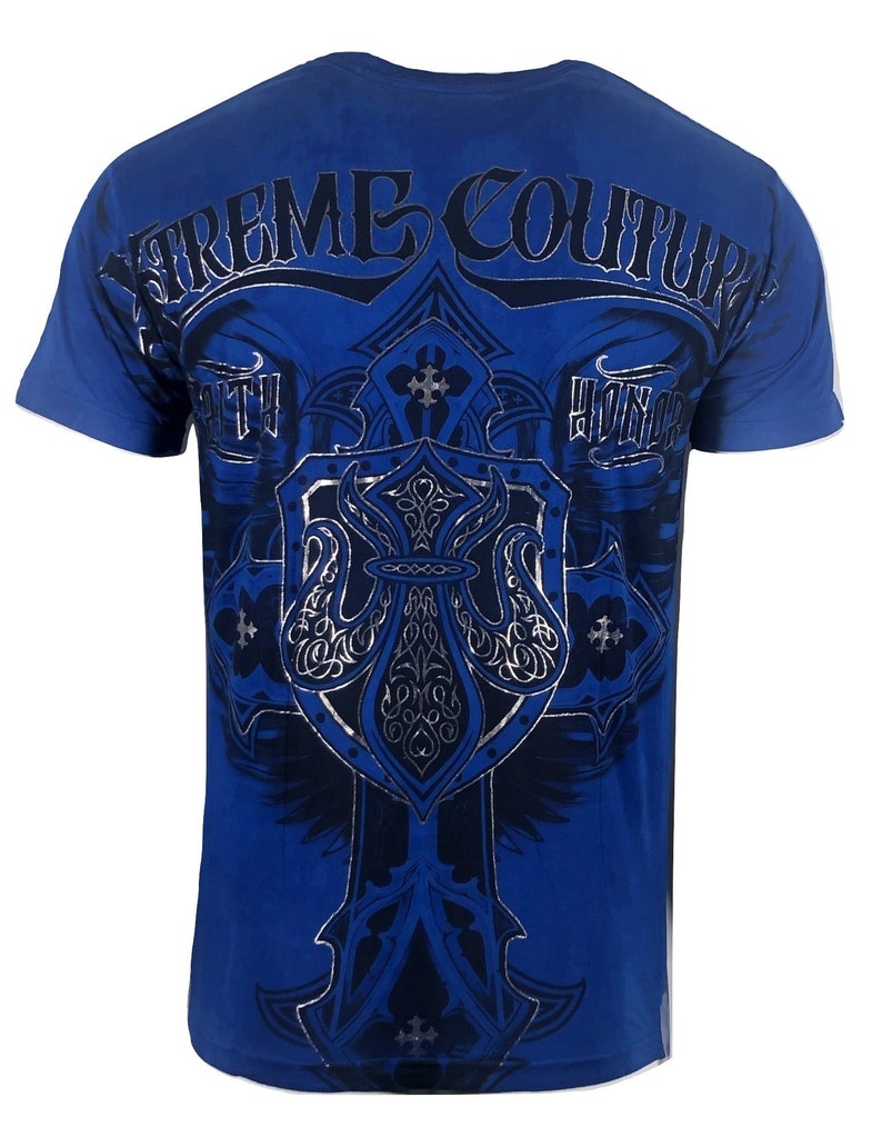 XTREME COUTURE by AFFLICTION Men's Tshirt Lockdown Biker Etsy