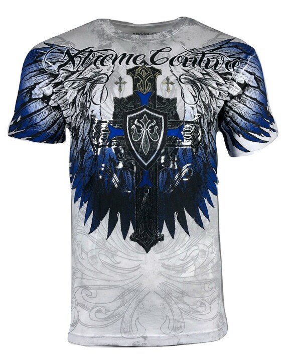 XTREME COUTURE by AFFLICTION Men's T-Shirt Tempest Biker | Etsy