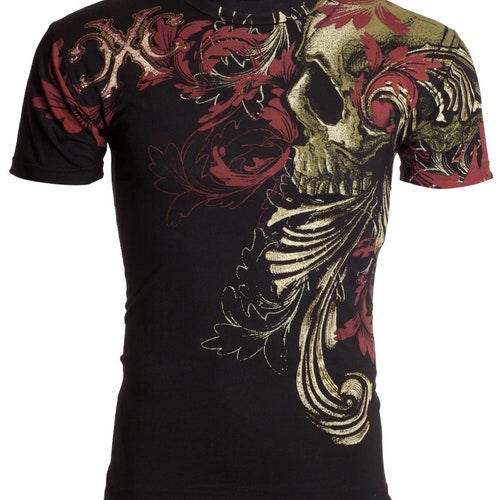 XTREME COUTURE Men's Long Sleeve Rattle Button Down Shirt - Etsy