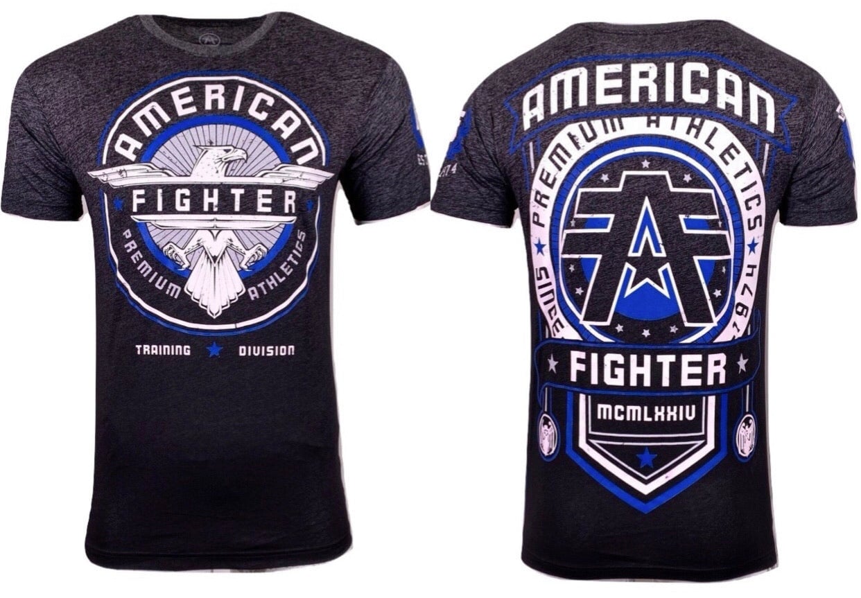 American Fighter Men's T-Shirt S/S BROCKPORT MOCK TWIST Tee