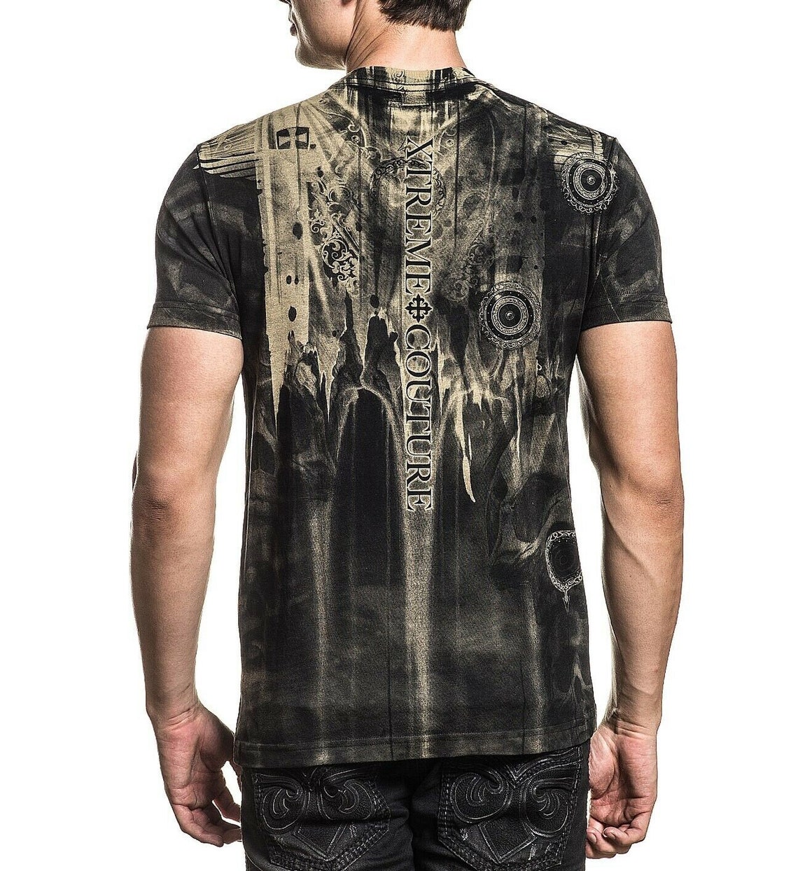 XTREME COUTURE by AFFLICTION Mens T-shirt Deaths Grin Skulls - Etsy
