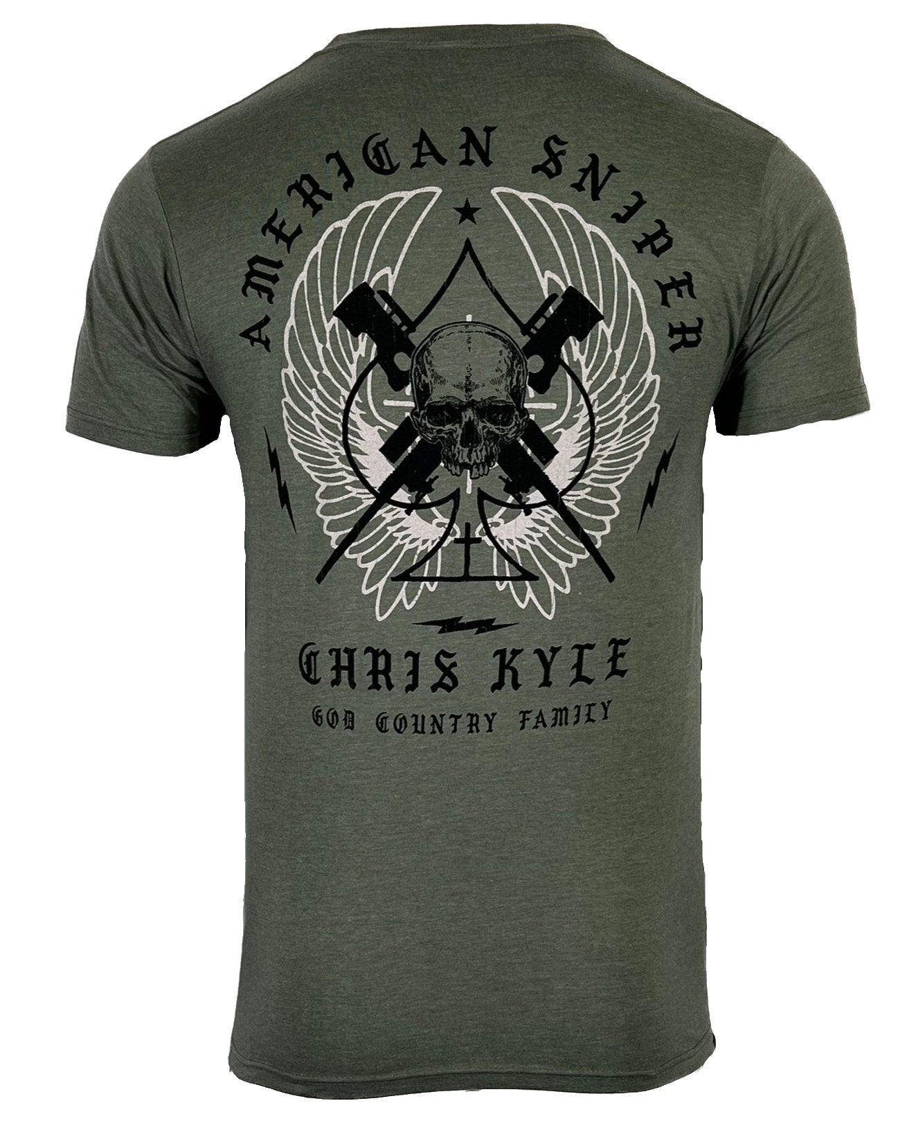 Howitzer Style Men's T-shirt CHRIS KYLE SPADE Military Grunt