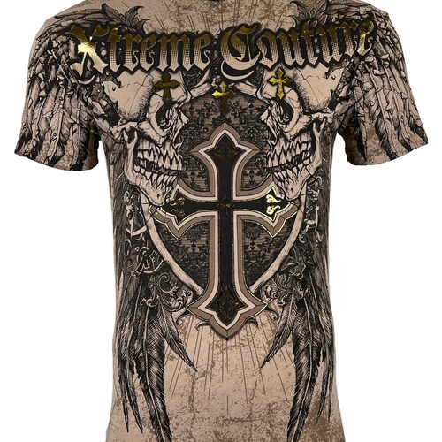 Xtreme Couture by Affliction Men's T-shirt GLORIOUS Tattoo - Etsy