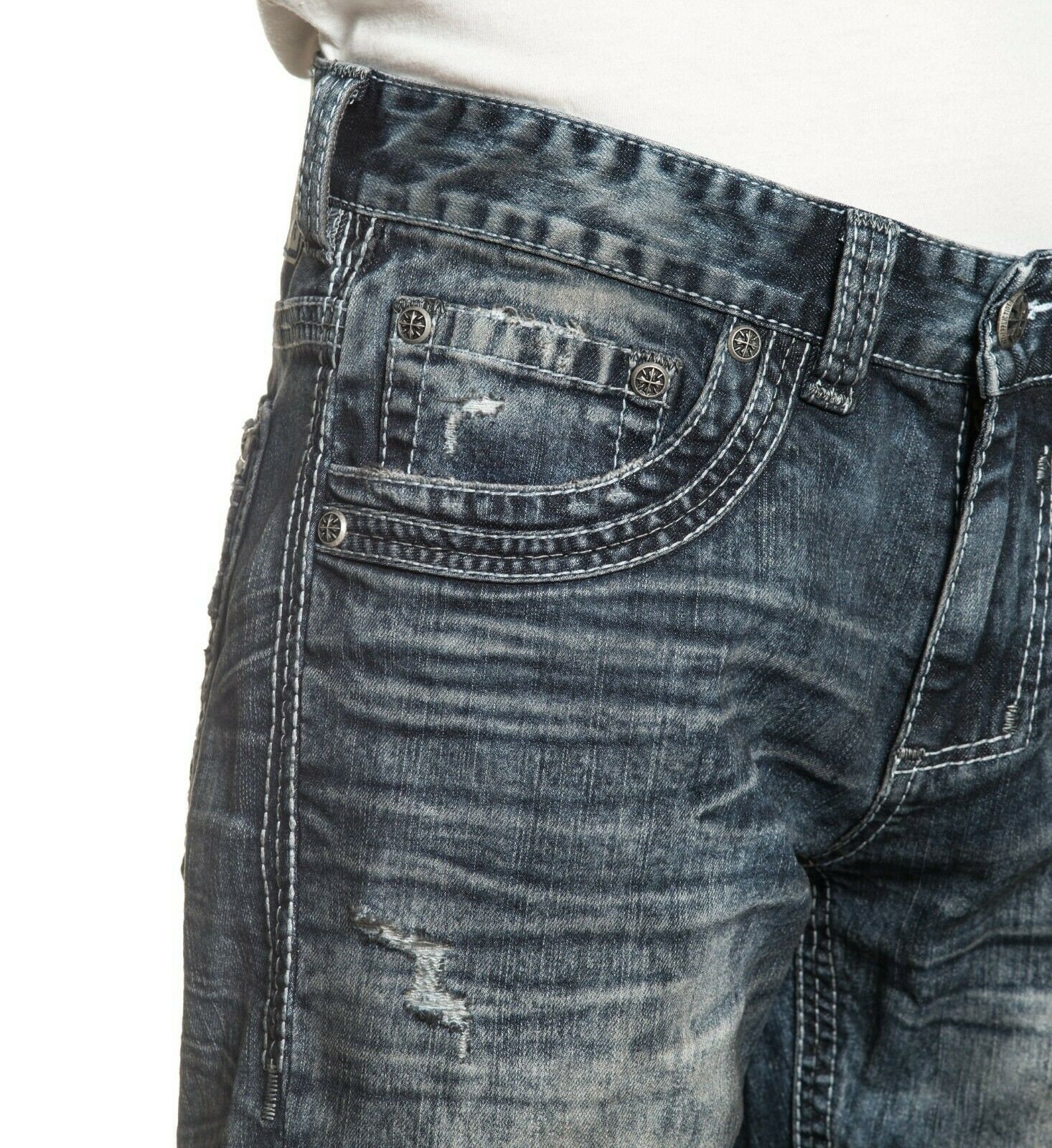 AFFLICTION Ace Fleur RANGER Men's Denim Jeans Blue - Etsy