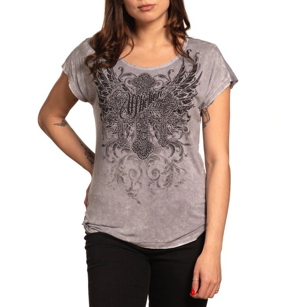 Womens affliction deals clothing clearance