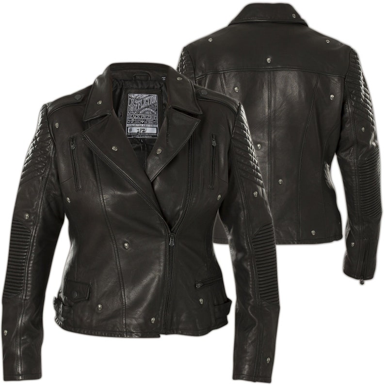 affliction skull leather jacket