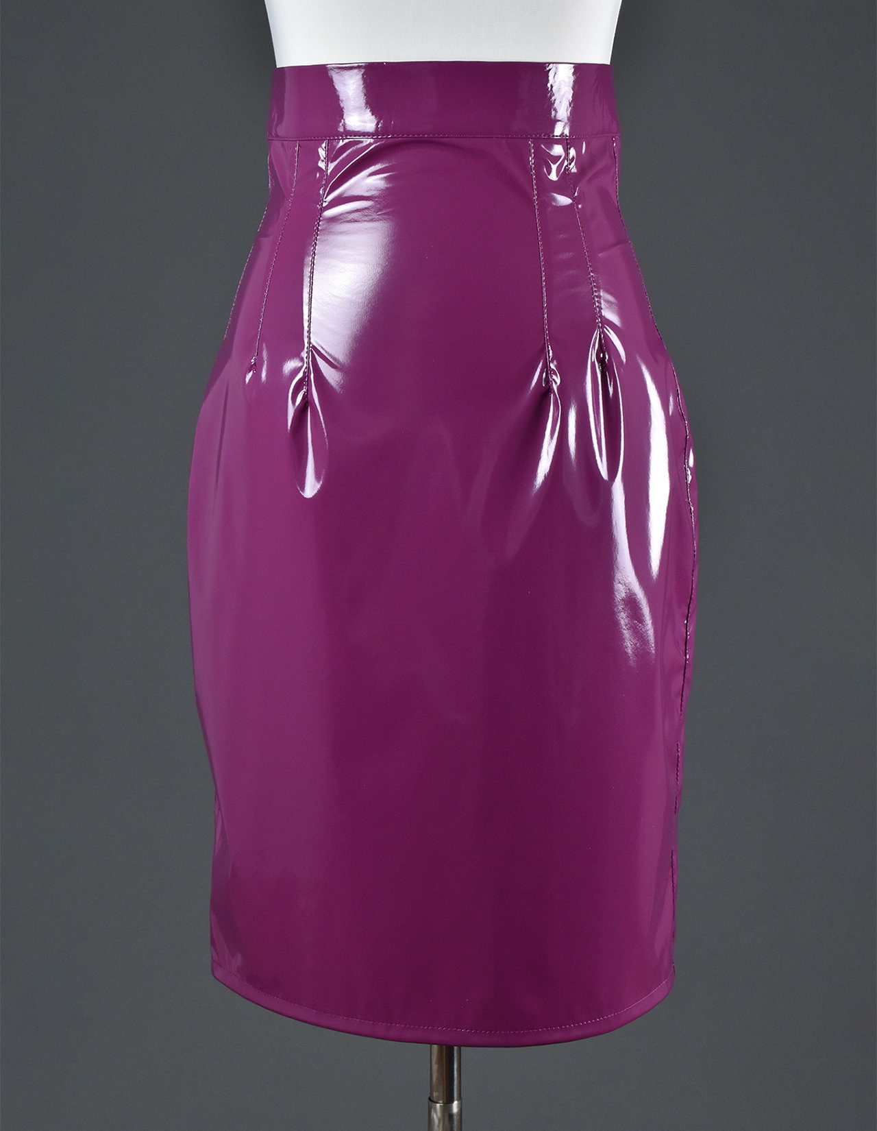 Vinyl Skirt in a Color and Size of Your Choice Pencil Skirt PVC Skirt ...