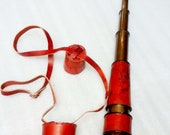 Telescope Nautical Pirate Brass Telescope with Handcraft Nautical Telescope Home Decor Pirate Captain Boat Toy Gift