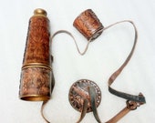 Telescope vintage Handmade Pirate Brass Telescope with Handcraft Nautical Telescope Home Decor Pirate Captain Boat Toy Gift