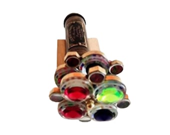 Kaleidoscope Brass Unique Classic Kaleidoscope Double Wheel Kaleidoscope Anyone Special Gifts Anyone Anniversary, Valentine&#39;s Day,Halloween