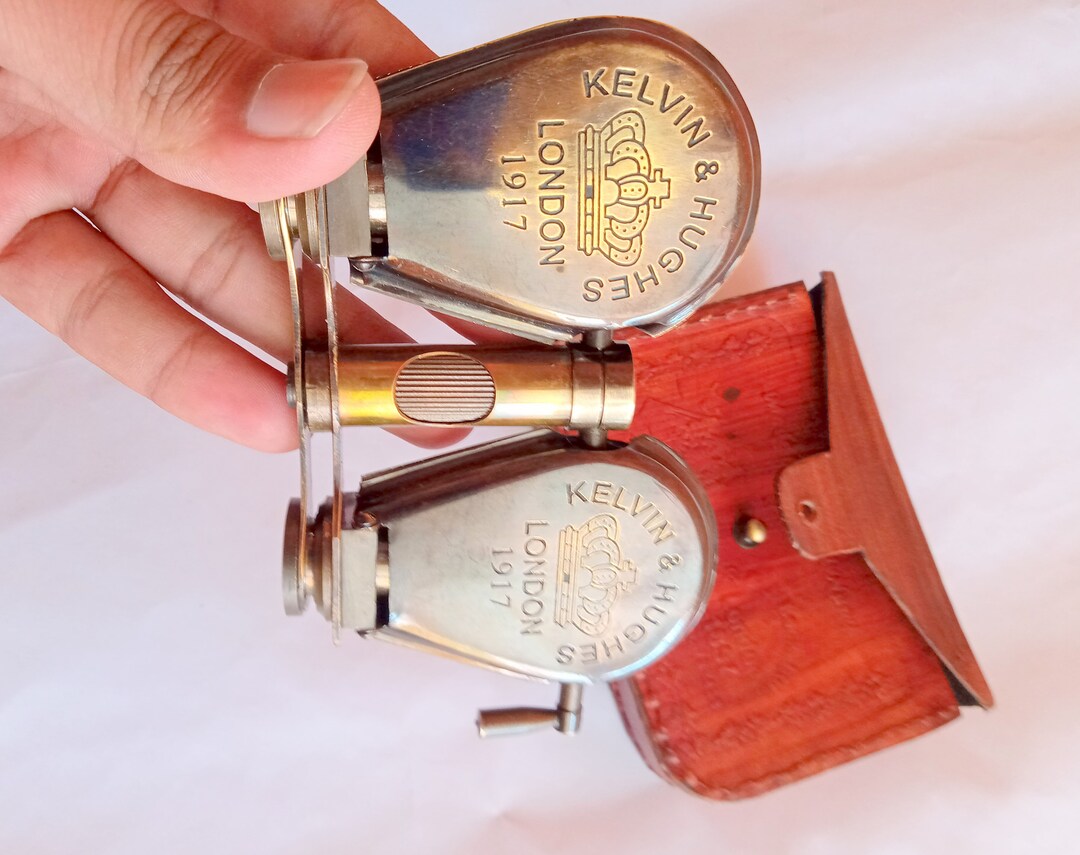 Buy Antique Brass Binocular Folding Monocular R & J Beck & London 1917