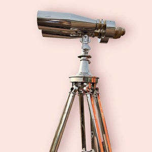 1920 Century Nautical Naval Binoculars marine With Nickel Tripod Stand
