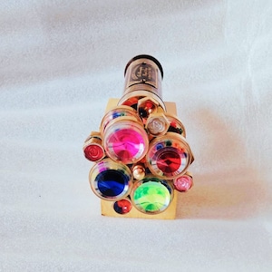 Kaleidoscope Brass Antique Nautical Unique Kaleidoscope Classic Double Wheel Toys Son,Daughter Love Couple Gifts/ Wedding,Anniversary