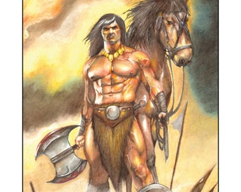 Art PRINT Conan the Barbarian