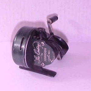Johnson "The Century" Model 100A Spinning Reel Circa Late 1950s, Early 1960s. Pre-Owned in Very Good Working Condition. Smooth Strong Action