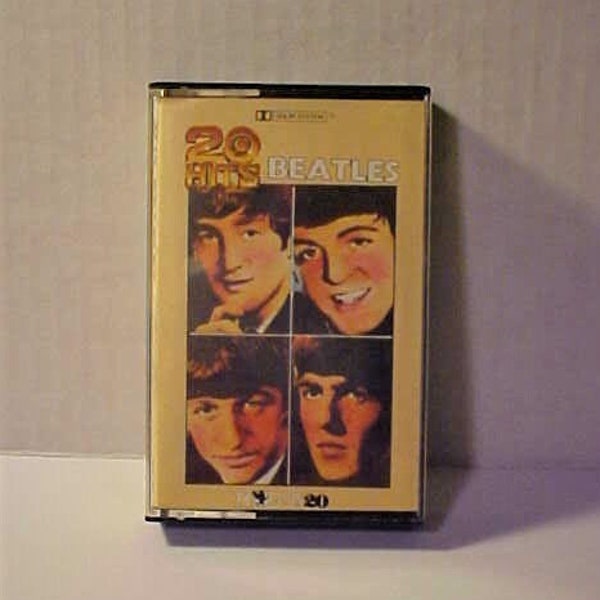 Beatles Cassette Tape, Phoenix 20 - 20 Hits, a 1983 Audiofidelity Release, in Excellent Condition, the Case is in VG Condition, Pre-Owned