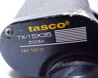 Vintage Tasco Zoom Binoculars 7X-15X35 No. 101C - Japan 1975 W