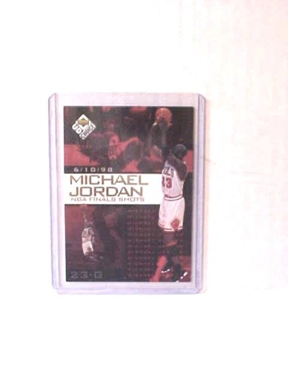 Michael Jordan 1998 NBA Finals Upper Deck Trading Card #4