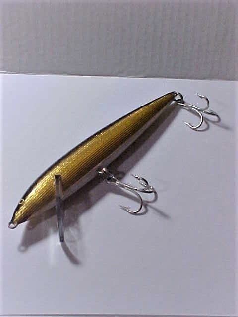 Rapala Magnum Floating 18, Made in Finland, Wood Fishing Lure Circa 1970s,  Pre-owned in Like New, Unused Condition, No Box 