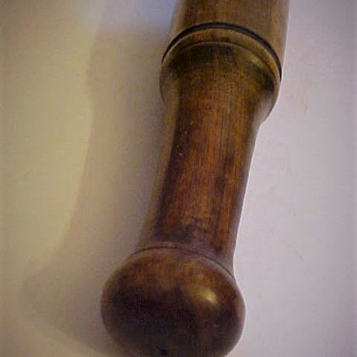 Apothecary Large Hardwood Mortar & Pestle 1910s/20s in Very Good Condition, Rare, Very Hard to Find, See shops Details in Description, Pre-Owned